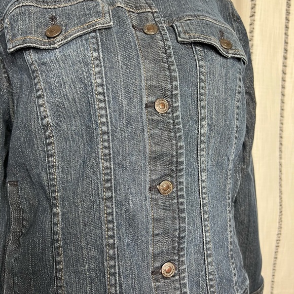 🌻Liz Claiborne Blue Jean Jacket Size XL - Picture 5 of 11